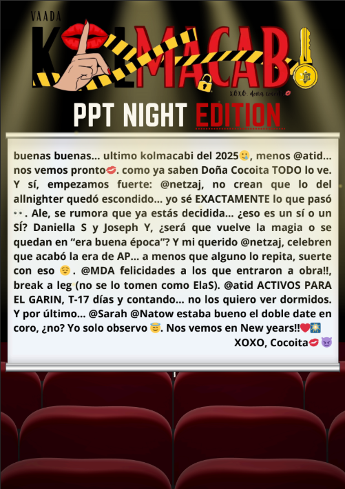 Kol Macabi PPT Night