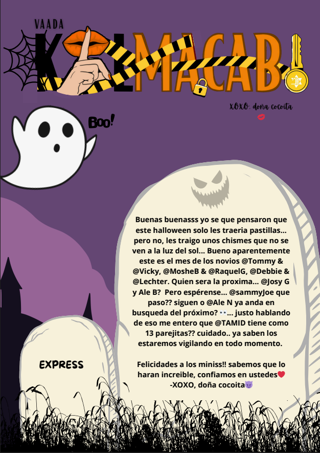 Kol Macabi Halloween